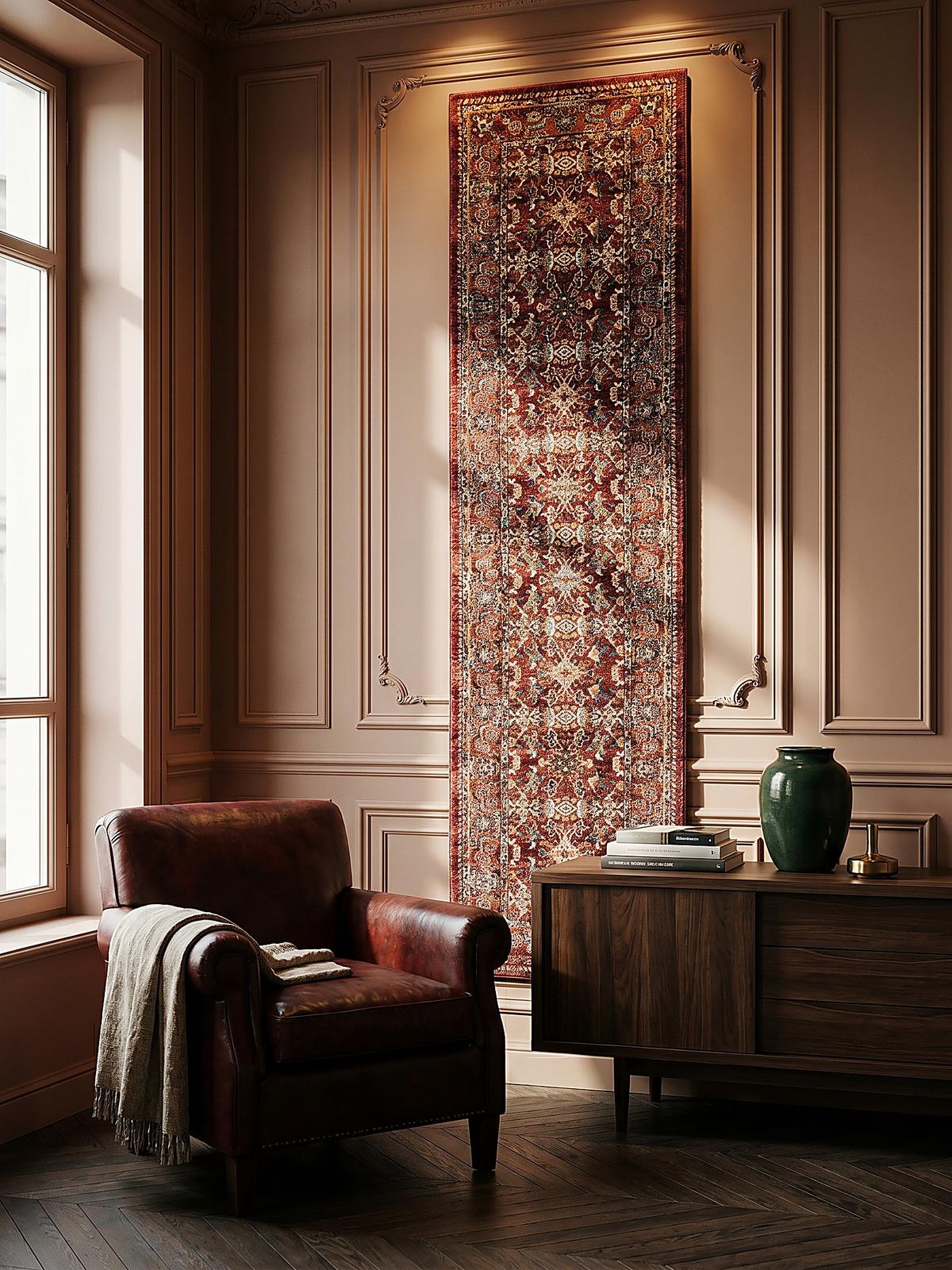 KURZFLORTEPPICH GLAZERT, orientalisch, Rot, 60 x 230 cm - Rot, Textil (230/60cm) - KADIMA DESIGN