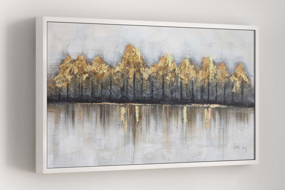 ÖLGEMÄLDE 120/60 cm - Braun, Holz/Textil (120/60cm) - KUNSTLOFT