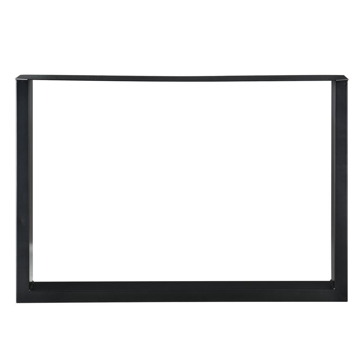 TISCHGESTELL-SET 2 TLG. Makers - Schwarz, Metall (100/72/8cm) - [en.casa]