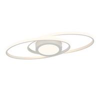 LED-DECKENLEUCHTE Einäugig 57/23/4 cm - Weiß, Metall (57/23/4cm) - Nettlife