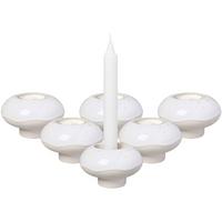 KERZENHALTER DONUT Winter Glow beige ø 9,1 cm 6er Set - Beige, Keramik (9.1/5.5/9.1cm) - like.Villeroy & Boch