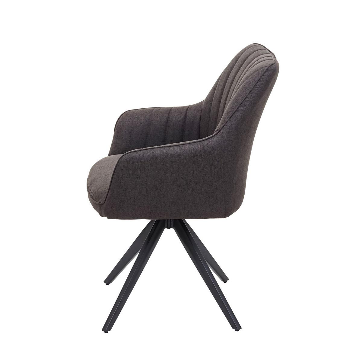 ESSZIMMERSTUHL Braun - Graubraun/Braun, Textil (58/87/62cm) - MCW