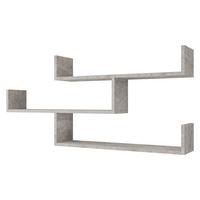 WANDREGAL Trio 003 - Grau, Holzwerkstoff (119/55/18cm) - MIRJAN24