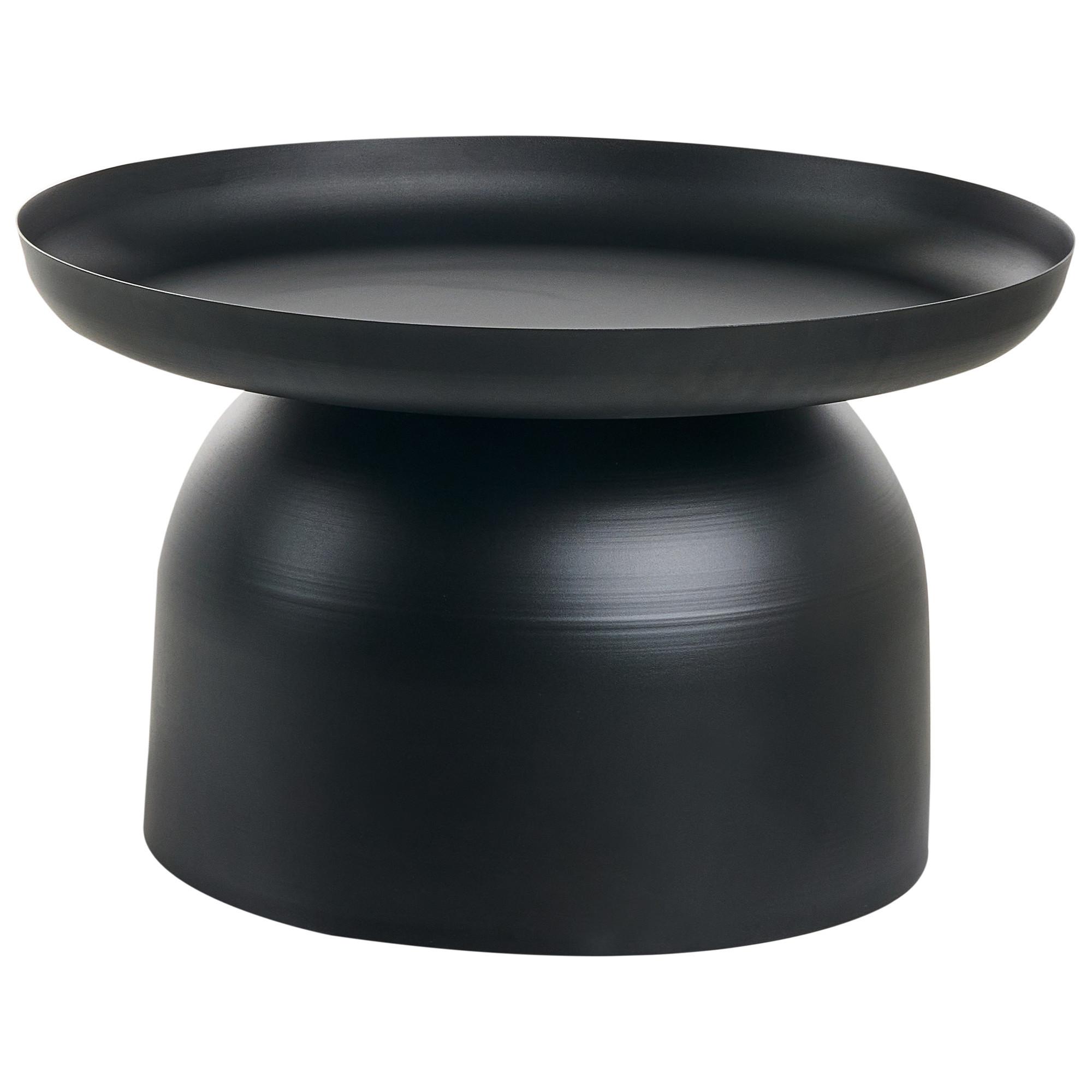 COUCHTISCH Metall Schwarz Torrens - Schwarz, Metall (60/60/36cm) - Beliani