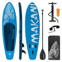 STAND UP PADDLE BOARD Makani Blau - Blau, Kunststoff (320/80/15cm) - ECD-Germany
