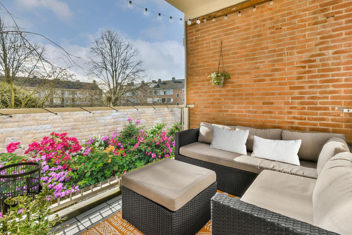 BALKON-SICHTSCHUTZ Blumen - Pflanzen - Blätter - Steine Windschutz 300x100 cm - Pink, Kunststoff (300/100cm) - MuchoWow