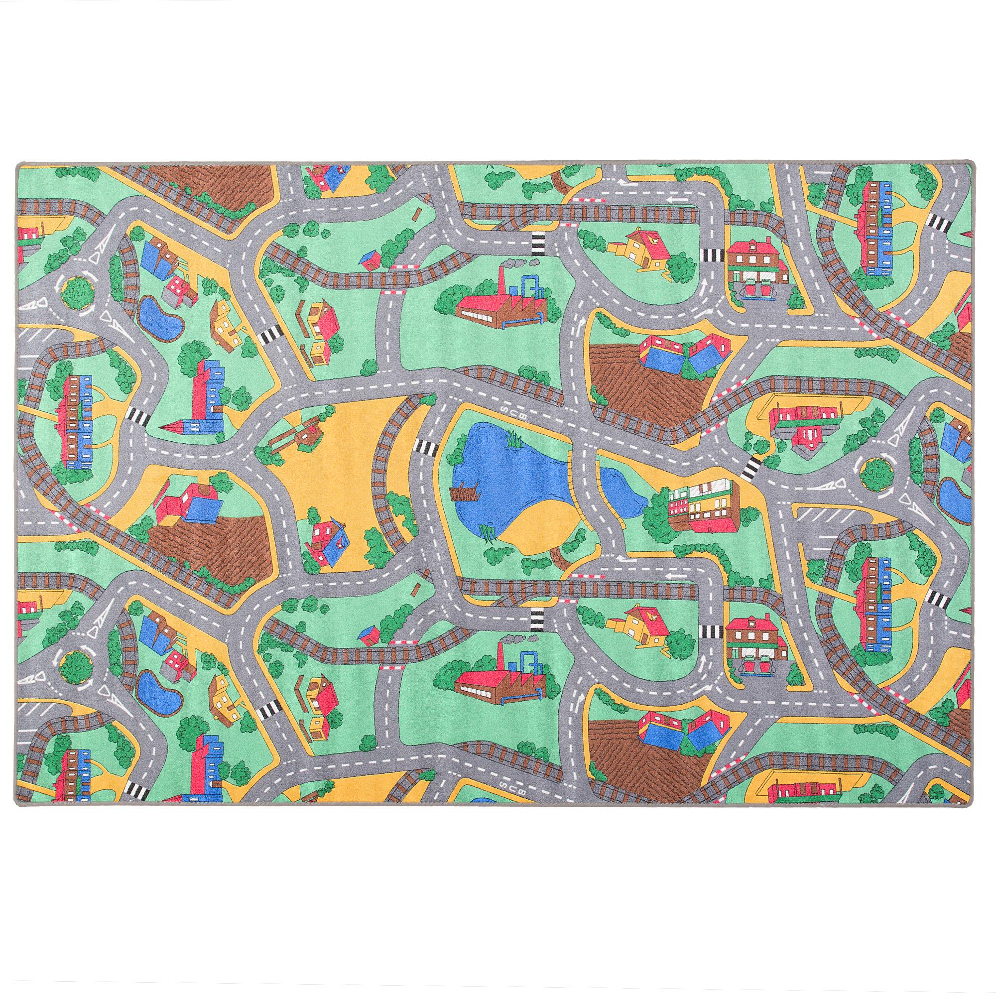 KINDER STRASSENTEPPICH - Multicolor, Textil (80/160cm) - Snapstyle