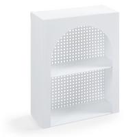 WANDREGAL Jäller I. - Weiß, Metall (30/40/13cm) - [en.casa]