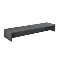 MONITORSTÄNDER - Dunkelgrau, Holzwerkstoff (27/100/15cm) - [en.casa]