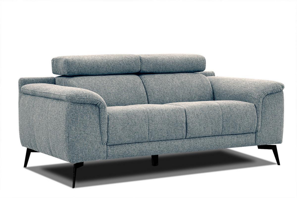 SOFA FIERO 2-Sitzer, mintgrün - Schwarz/Mintgrün, Holzwerkstoff/Textil (170/82/103cm) - Wozimo