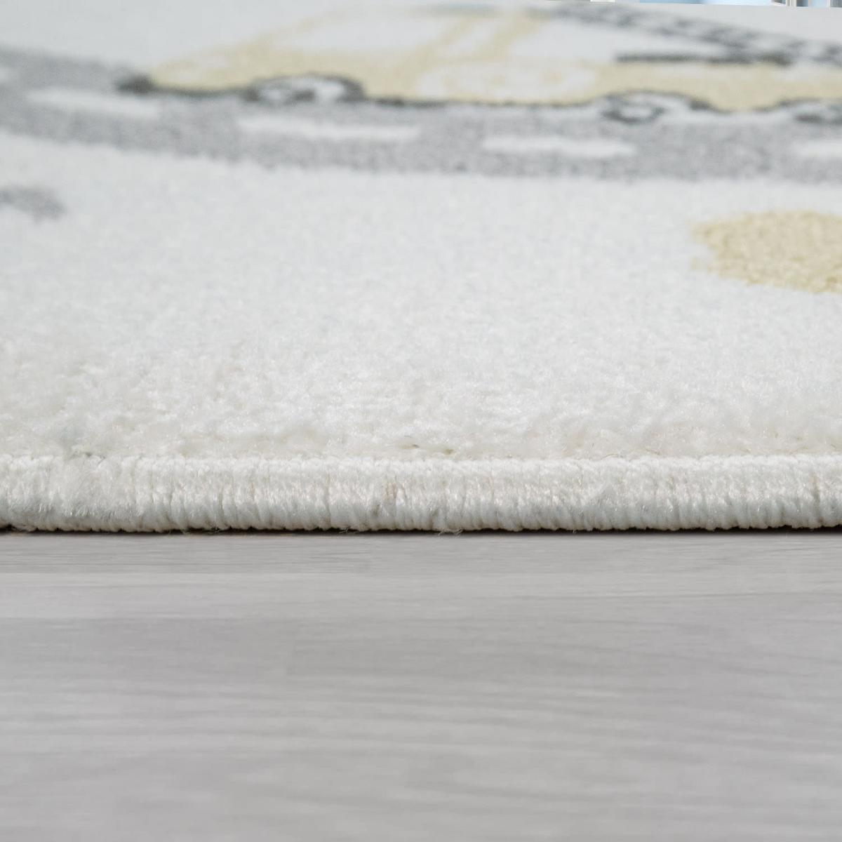 KINDERTEPPICH, mit Straßen-Motiv, Creme, 133 x 190 cm - Beige, Textil (133/190cm) - KADIMA DESIGN