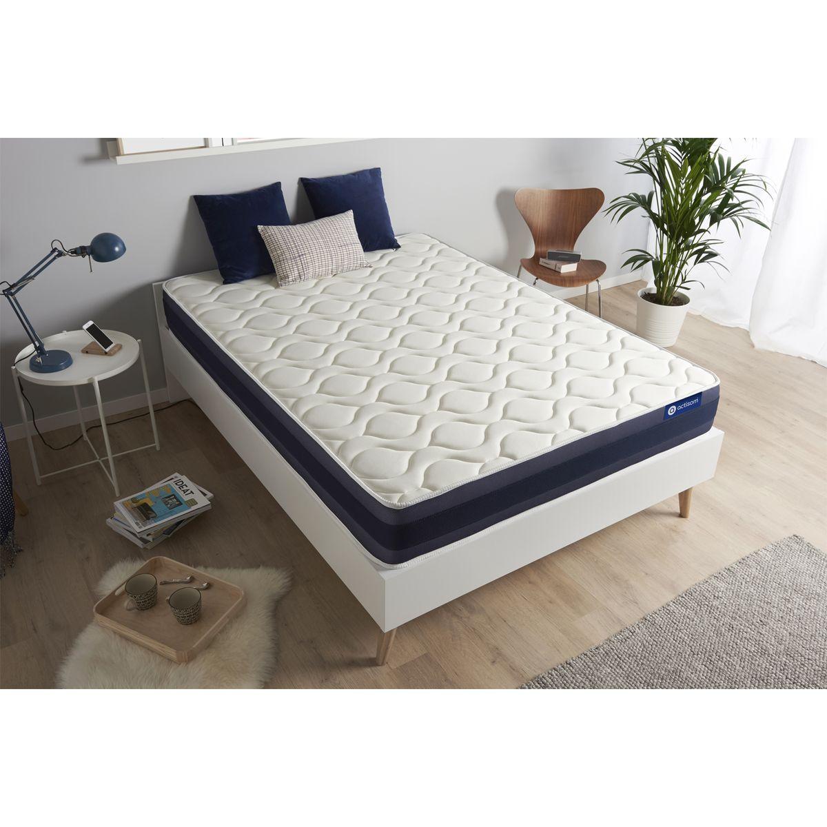 MATRATZE Actimemo morpho Memory-Schaum 130 x 220 cm h1 - Weiß, Textil (130/220cm) - ACTISOM