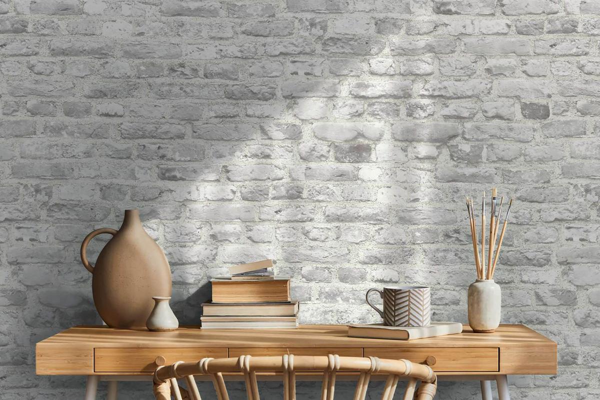 VLIESTAPETE Grau 53/1005 cm - Grau, Textil (53/1cm) - KUNSTLOFT