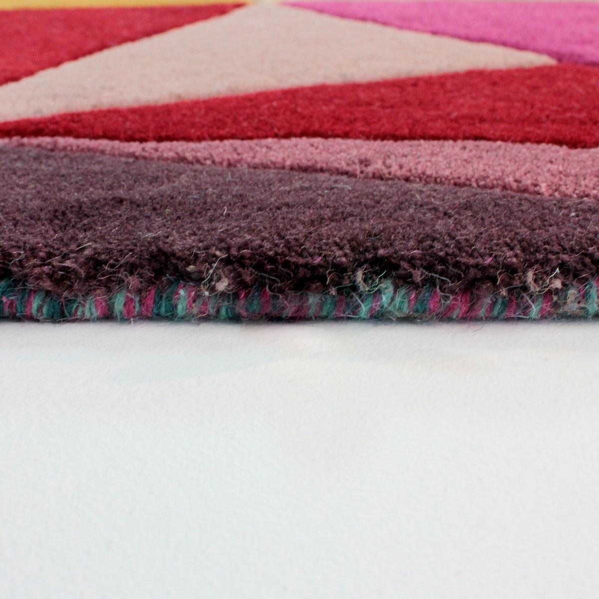 WOLLTEPPICH DERWENT, geometrisch, Bunt, 120 x 170 cm - Multicolor, Textil (170/120cm) - KADIMA DESIGN