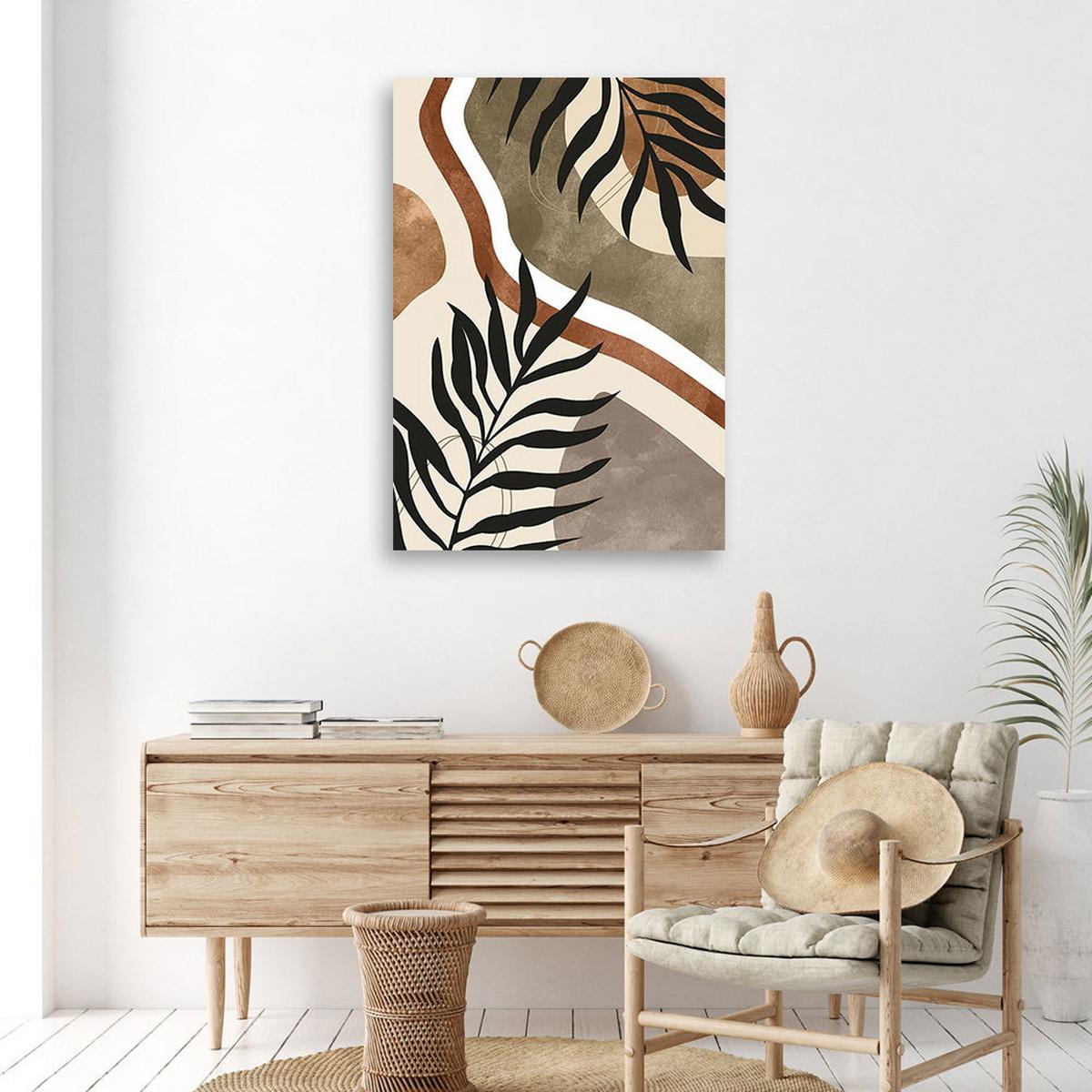 KUNSTDRUCK Beige 80/120 cm - Beige, Textil (80/120cm) - KUNSTLOFT