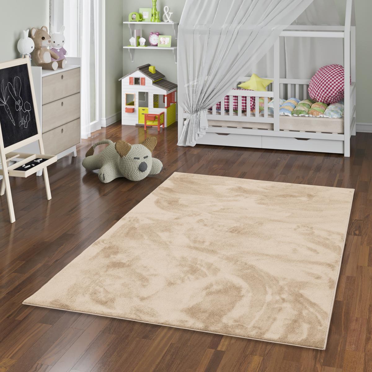 HOCHFLOR LANGFLOR TEPPICH SUPER SOFT MELIA KIDS - Beige, Textil (160/230cm) - Pergamon