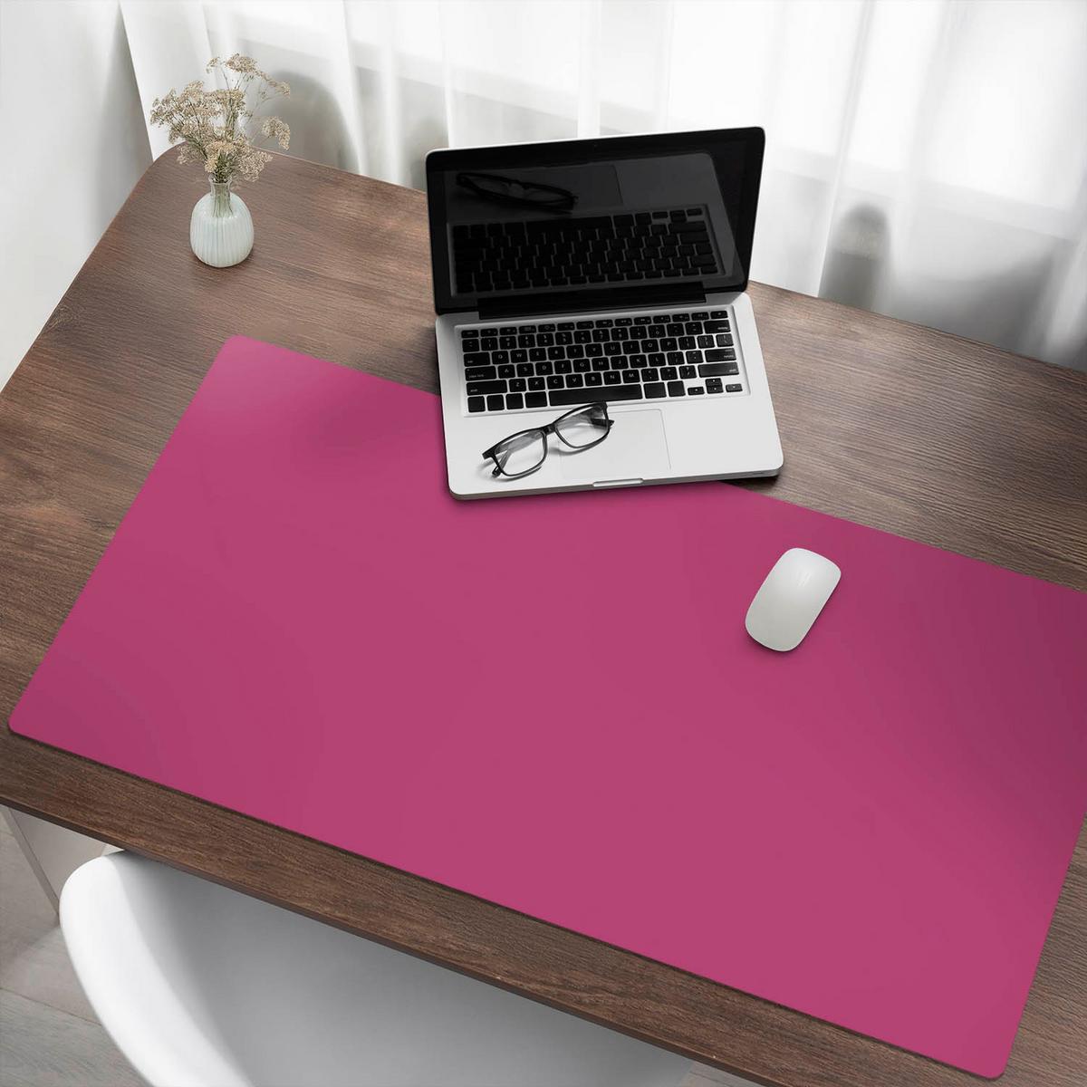 SCHREIBTISCHUNTERLAGE 120x60 cm Rosa - Rosa, Kunststoff (120/60/1.6cm) - Wallfluent