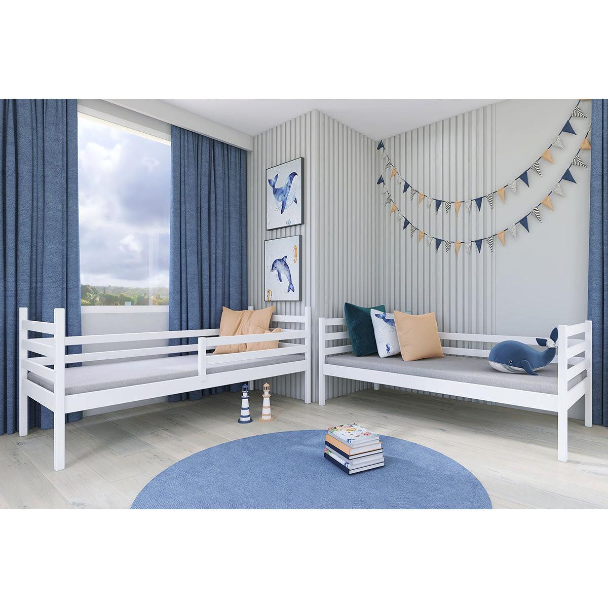 ETAGENBETT 90/200 Leo Weiß - Weiß, Holz (90/200cm) - Petits-meubles