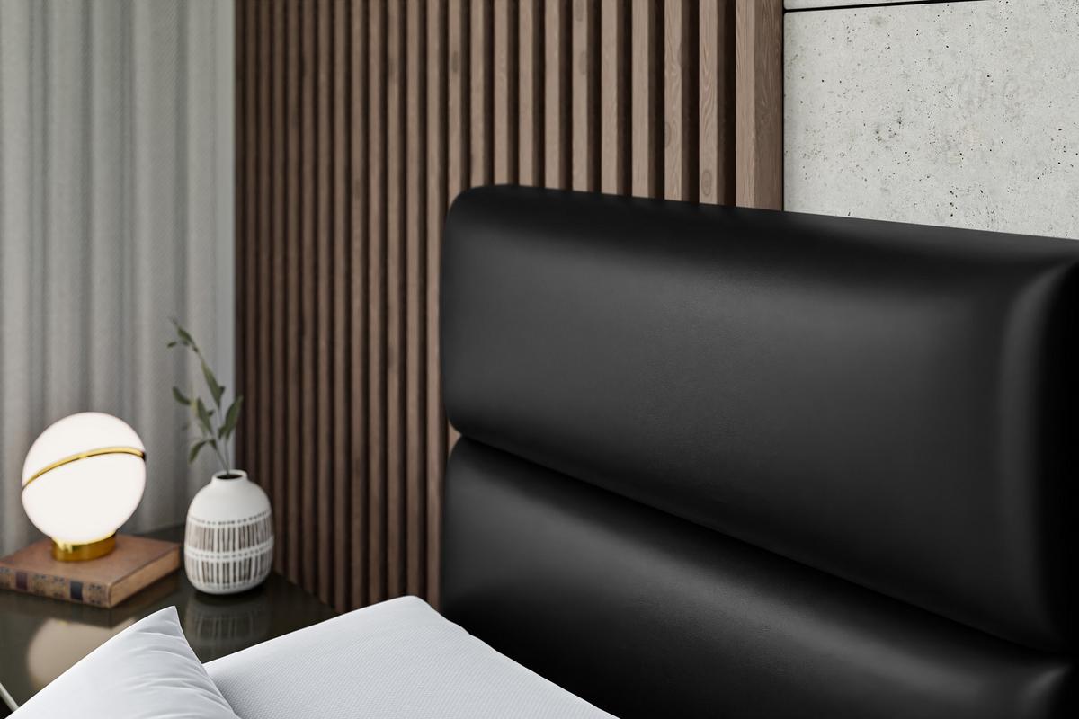 BOXBETT BOXI3-Z - 140x200 cm - H4 - Schwarz Hochglanz - Schwarz Hochglanz, Holzwerkstoff (140/200cm) - ALTDECOR