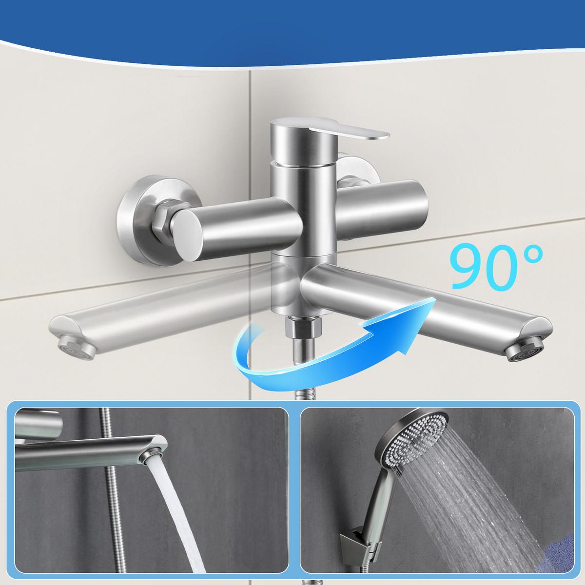 BRAUSESET Sprütz 15/12.8/21.5 cm - Silberfarben, Metall (15/12.8/21.5cm) - ZMH