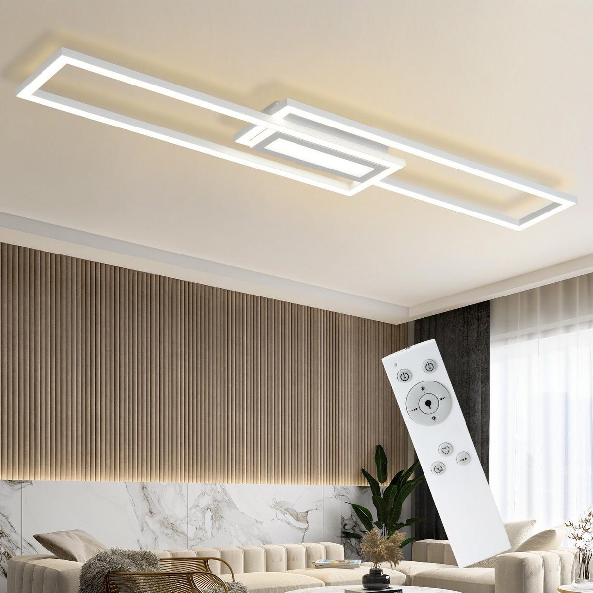 LED-DECKENLEUCHTE Mahan 17.2/95/5cm - Weiß, Metall (95/17.2/5cm) - Nettlife