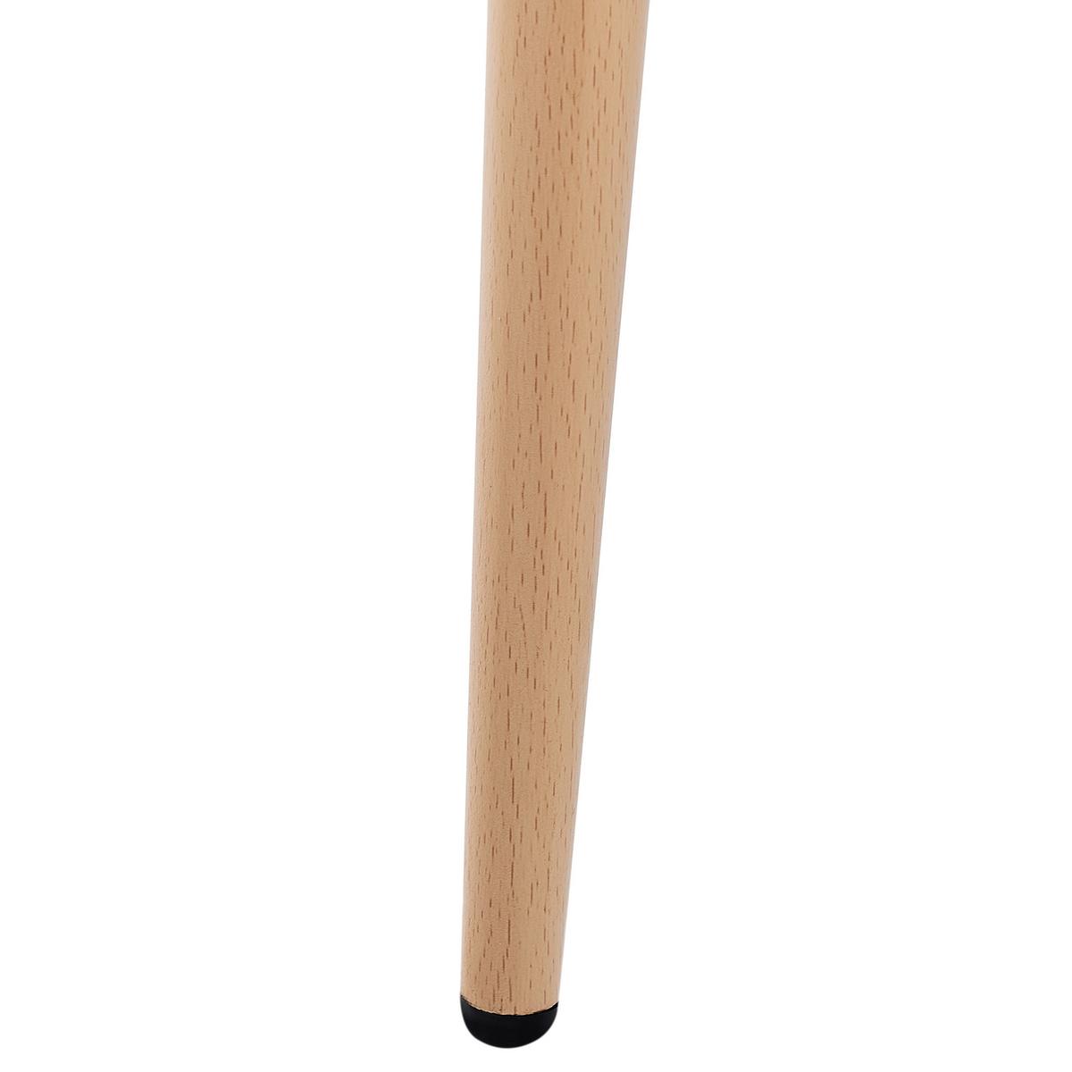 ESSZIMMERSTUHL 4er-Set Schwarz Millers - Schwarz/Braun, Kunststoff (55/82/60cm) - Beliani