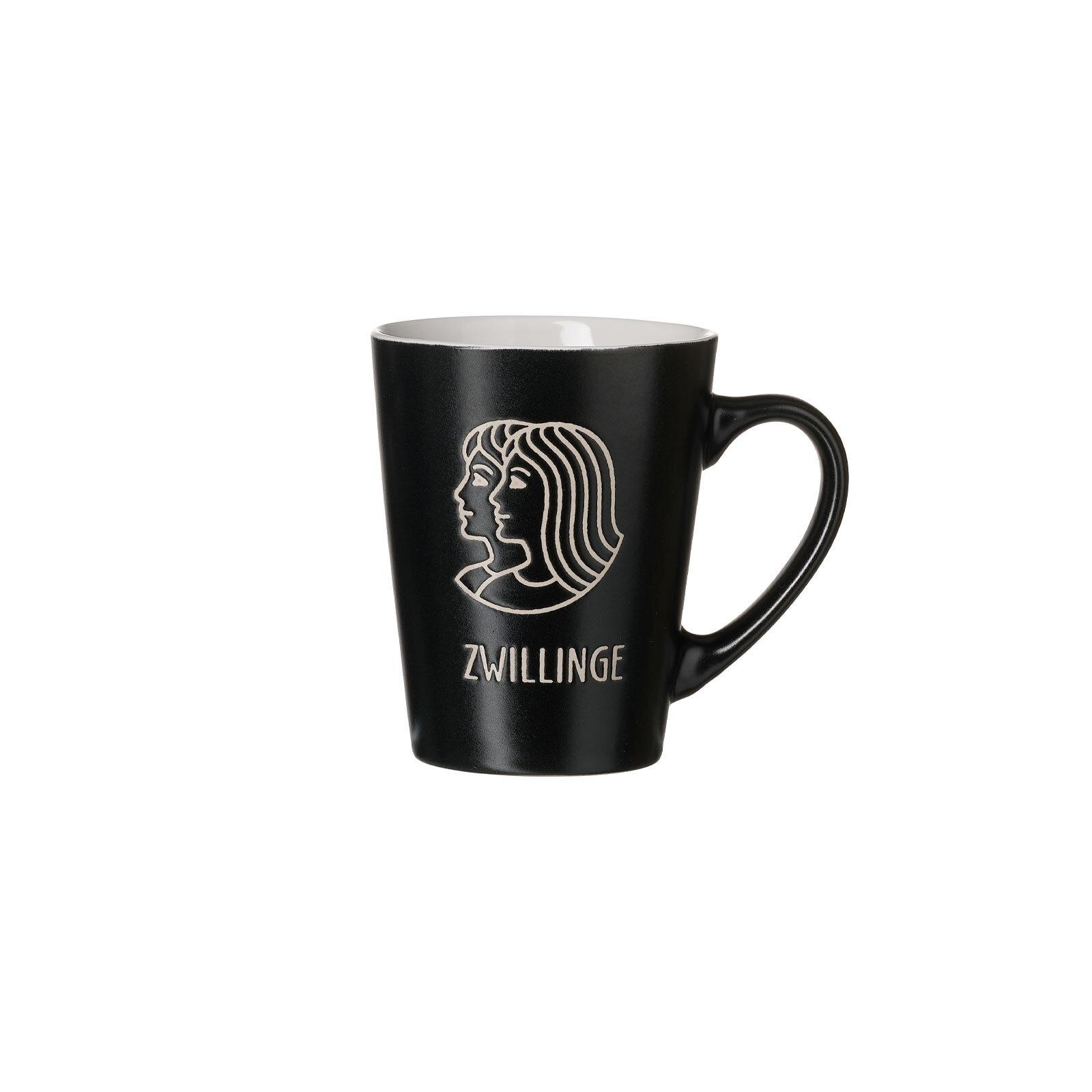 HENKELBECHER ZWILLINGE Cosmic schwarz 350 ml - Schwarz, Keramik (0.35L) - Ritzenhoff Breker