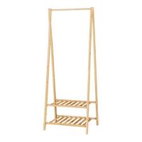 GARDEROBENSTÄNDER Öckerö - Naturfarben, Holz (60/150/40cm) - [en.casa]