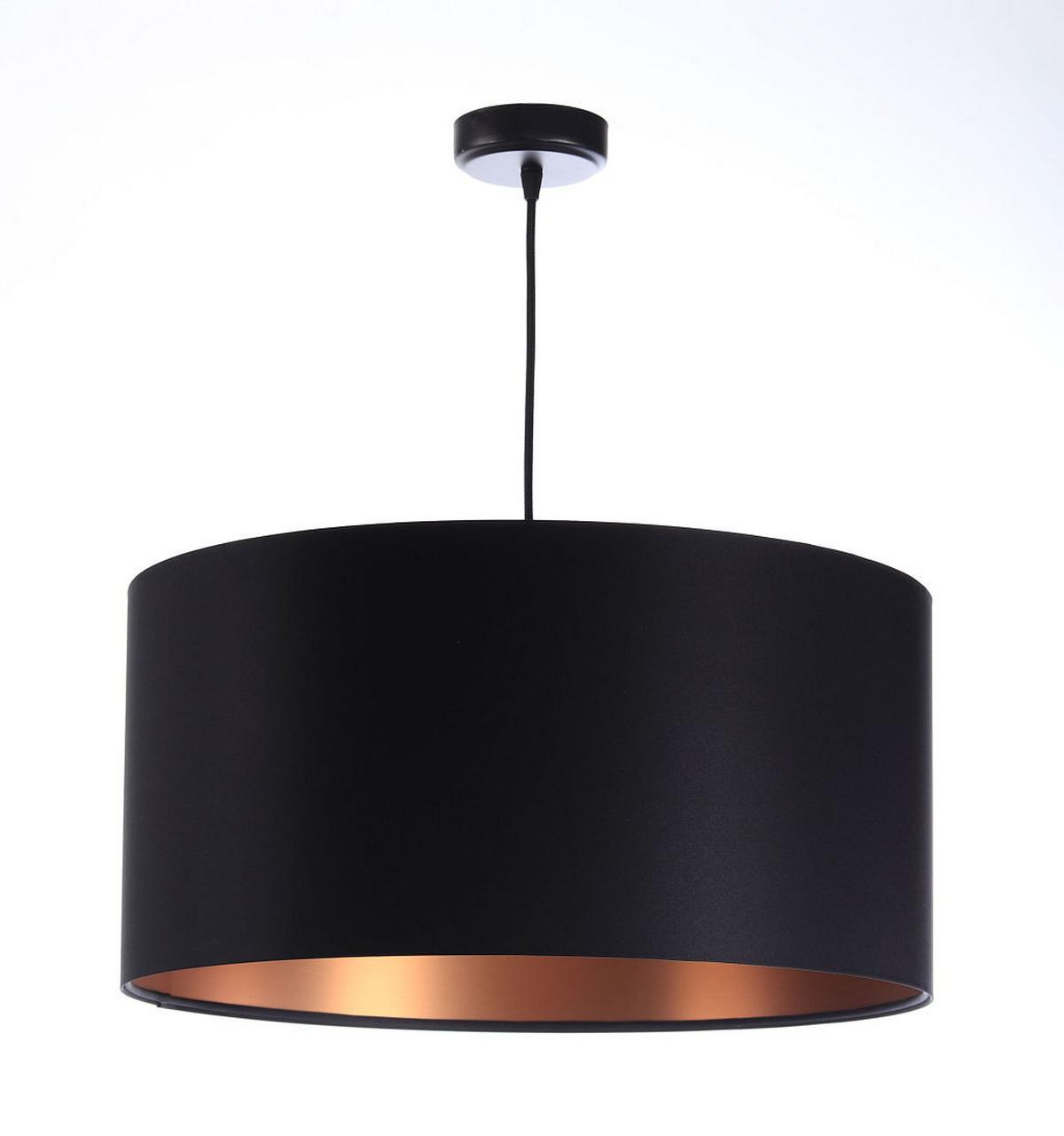 HÄNGELEUCHTE Kupfer 50/25 cm - Schwarz/Kupferfarben, Kunststoff (50/0.8/25cm) - ONZENO