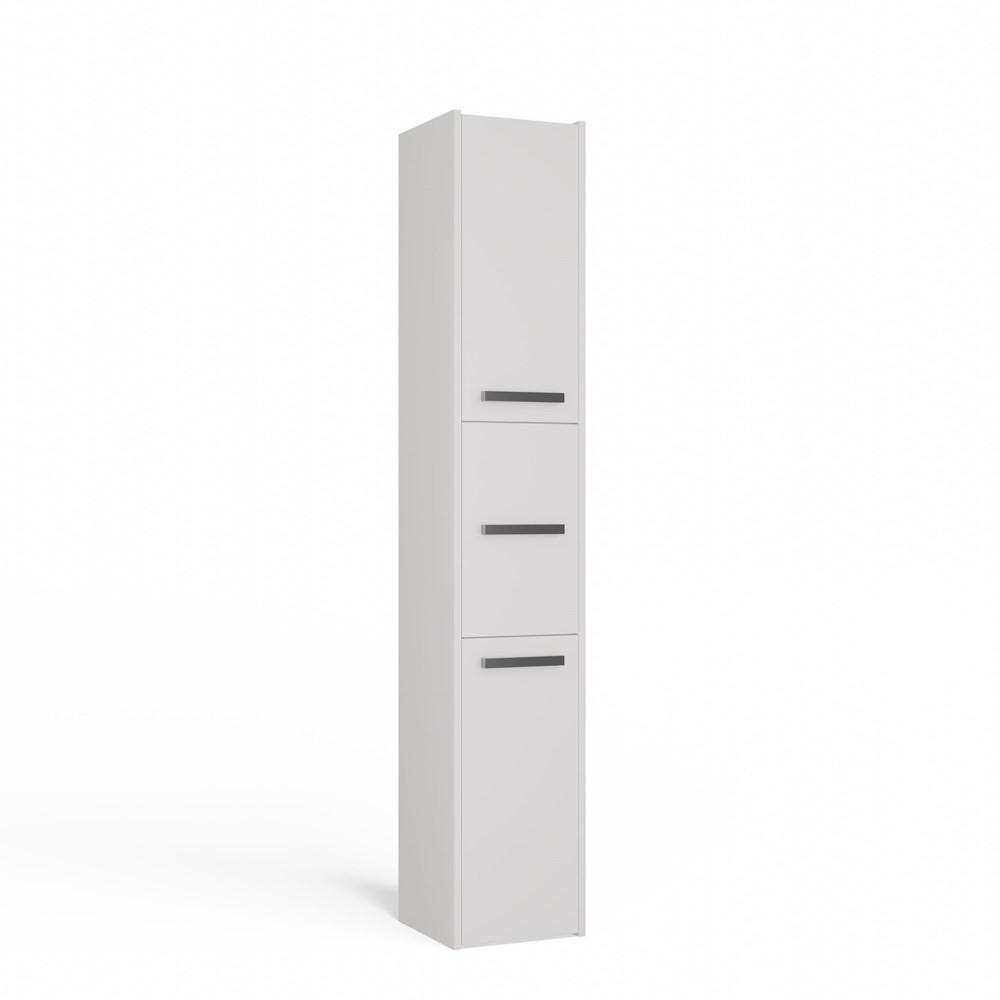 BADEZIMMERSCHRANK Weiß 30/170/30 - Weiß, Holzwerkstoff (30/170/30cm) - RAUMHIRSCH FURNITURE