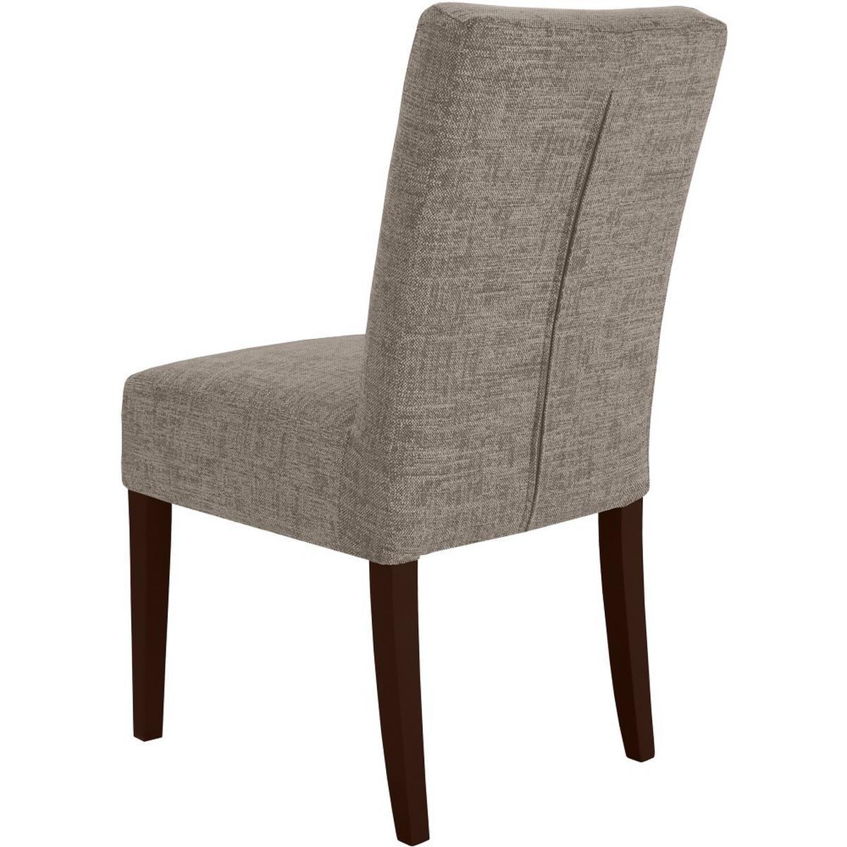 STUHL FREYA mit wengefarbenen Holzbeinen, Polsterstuhl, Hellbraun - Hellbraun/Wengefarben, Holz (47/94/42cm) - Beautysofa
