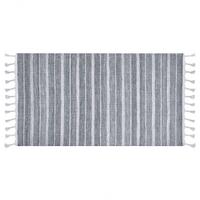 OUTDOOR-TEPPICH Bademli 150/80 cm - Grau, Kunststoff (80/150cm) - Beliani