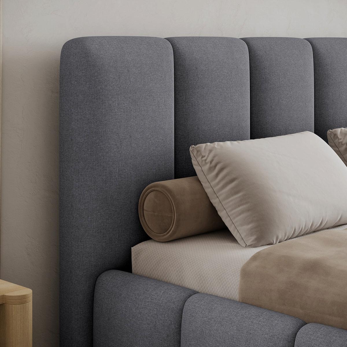 BOXBETT 180/200 Klaus Grau - Grau, Holz (180/200cm) - Petits-meubles