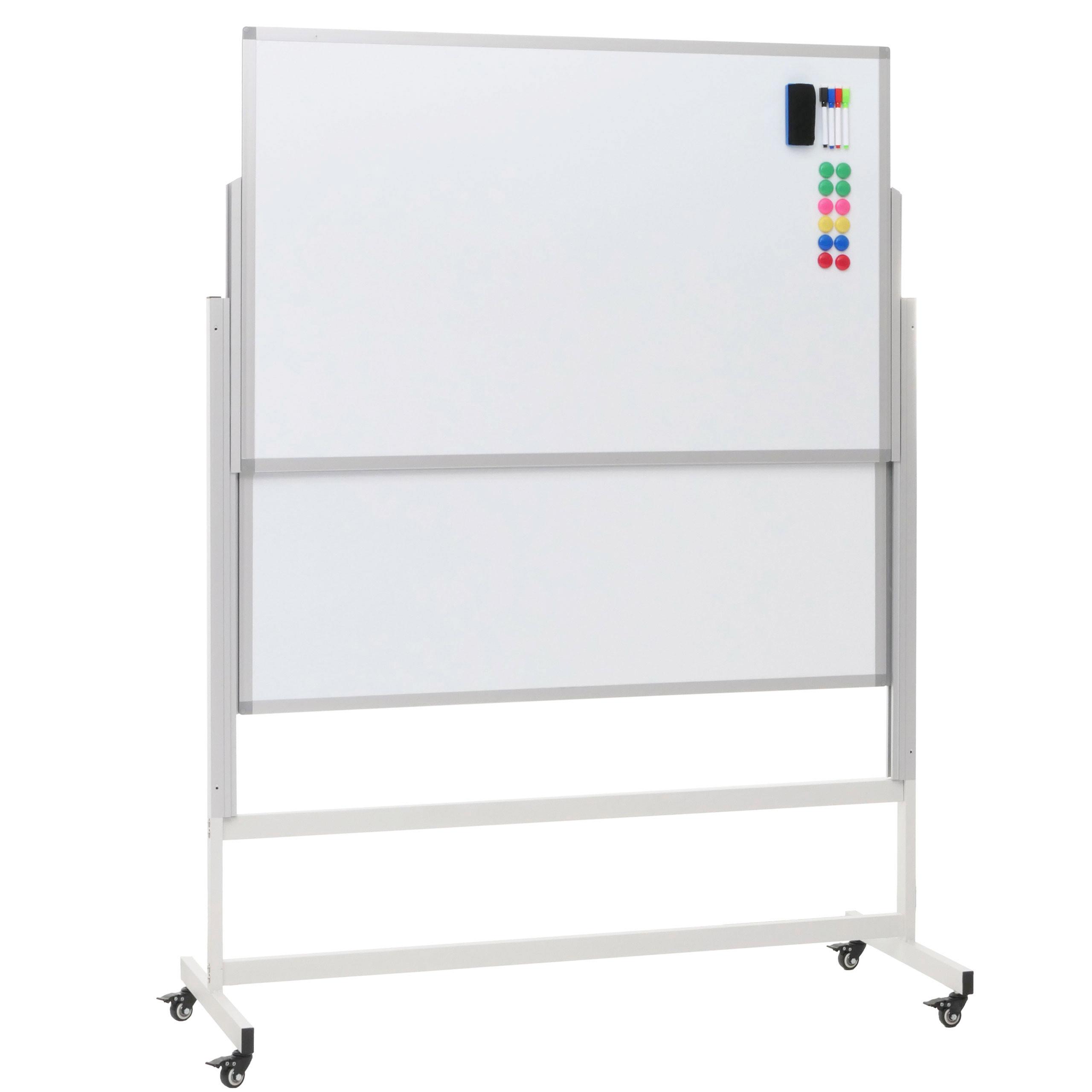WHITEBOARD Weiß - Weiß, Metall (127/184/56cm) - MCW