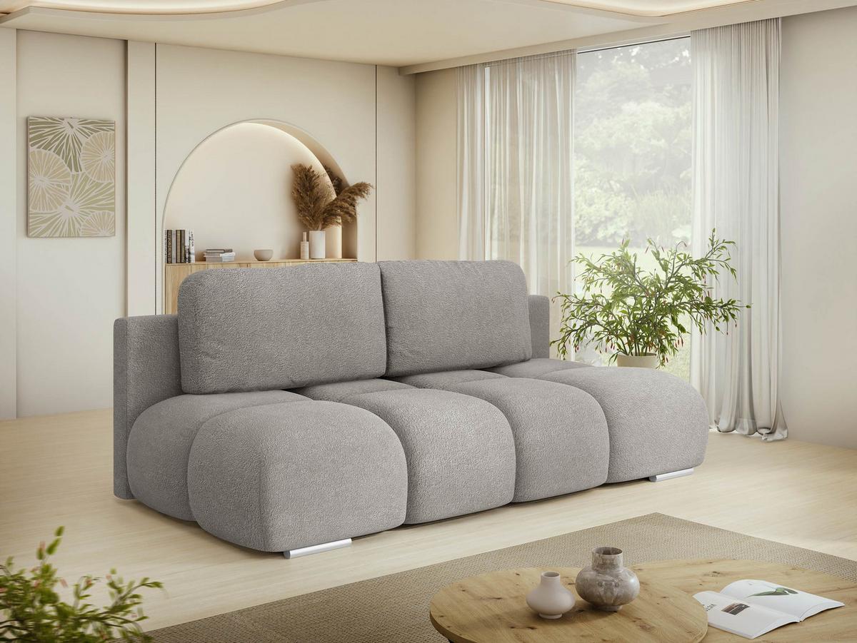 SCHLAFSOFA Honey Mini - Schwarz/Grau, Holz/Kunststoff (195/104/90cm) - MIRJAN24