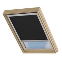 DACHFENSTERROLLO Cocoon Größe: U08 - Schwarz, Textil (117/116/116cm) - Cocoon Home Concepts
