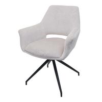 ESSZIMMERSTUHL Cremeweiß - Creme/Weiß, Textil (65/86/60cm) - MCW