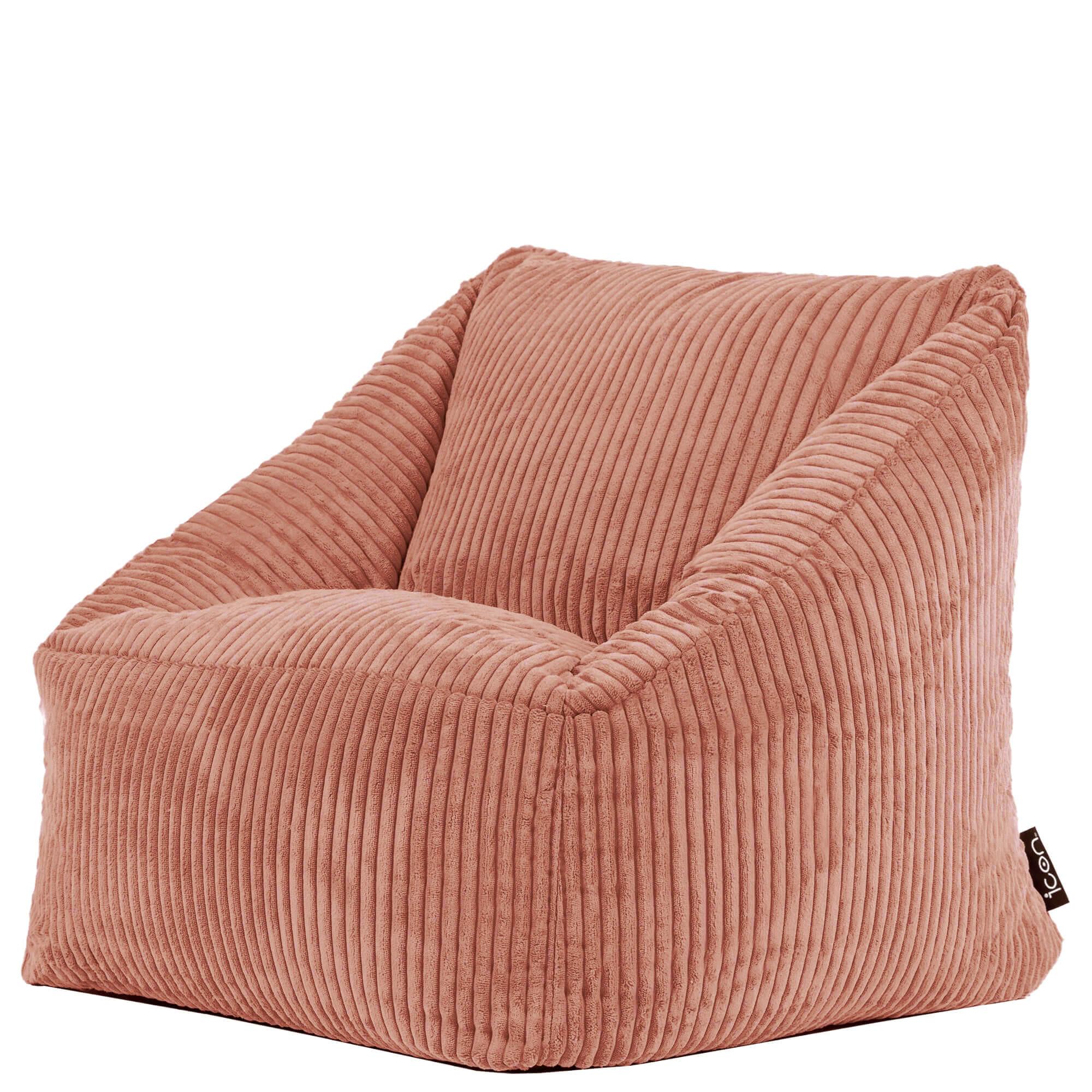 SITZSACK Flauschig für Kinder - Pink, Textil (55/44/55cm) - icon