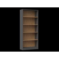 BÜCHERREGAL Anthrazit, Artisan 80/182/30 - Anthrazit, Holzwerkstoff (80/182/30cm) - RAUMHIRSCH FURNITURE