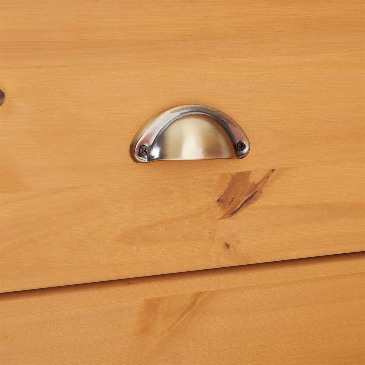 NACHTTISCH PARIS braun - Braun, Holz (48/61/39cm) - IDIMEX