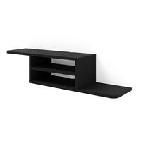 TV LOWBOARD Schwarz 90/20/22 - Schwarz, Holzwerkstoff (90/20/22cm) - RAUMHIRSCH FURNITURE