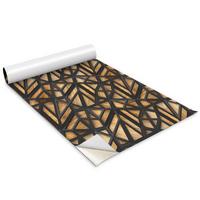 MÖBLAUFKLEBER 100x50 cm braun - Hellbraun, Kunststoff (50/0.1/100cm) - Wallfluent