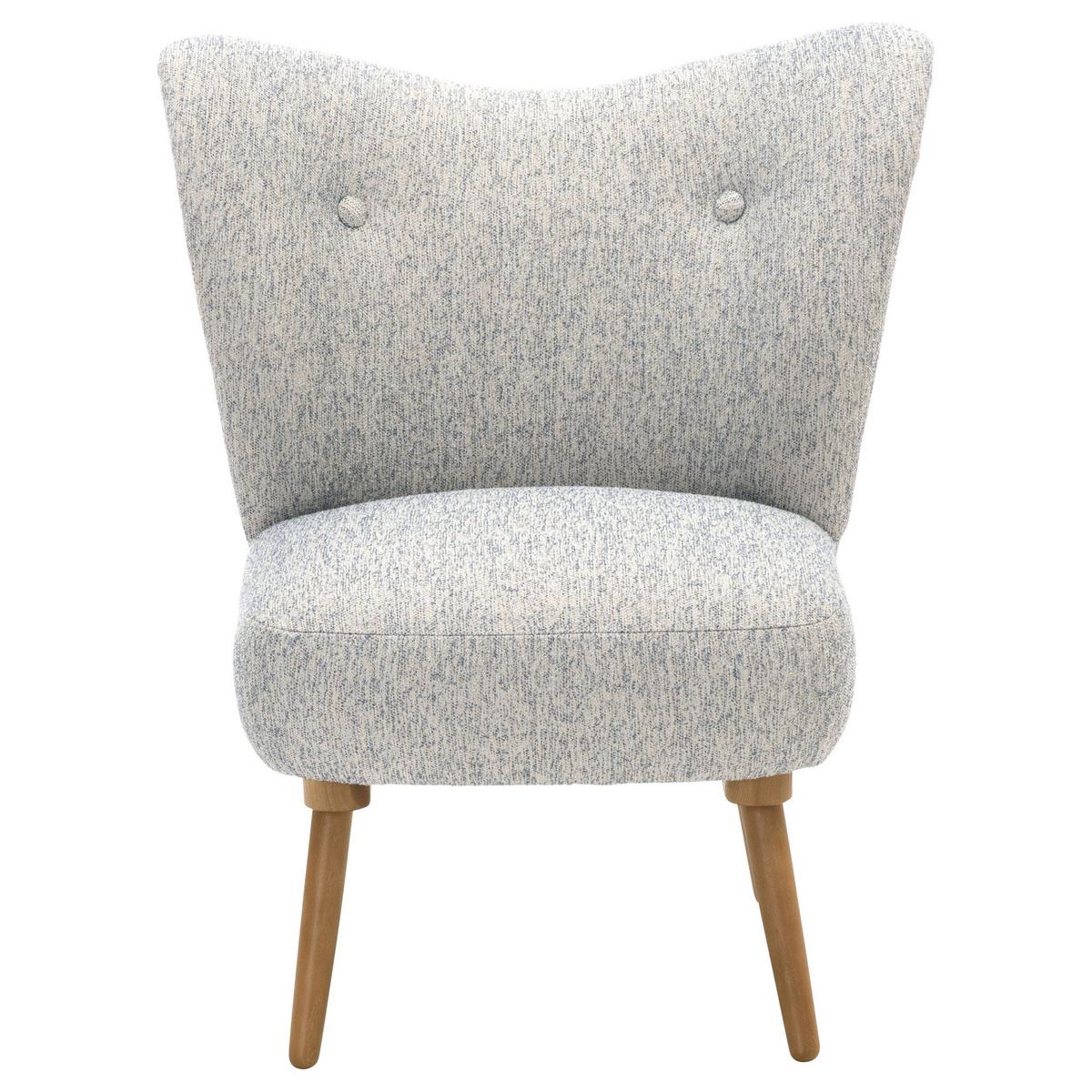COCKTAILSESSEL Kayra Flachgewebe (Strukturgewebe) hellblau - Hellblau, Kunststoff (72/90/74cm) - 58aufmkessel