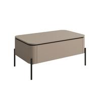COUCHTISCH Taupe - Taupe, Holzwerkstoff (60/98/46.8cm) - Petits-meubles