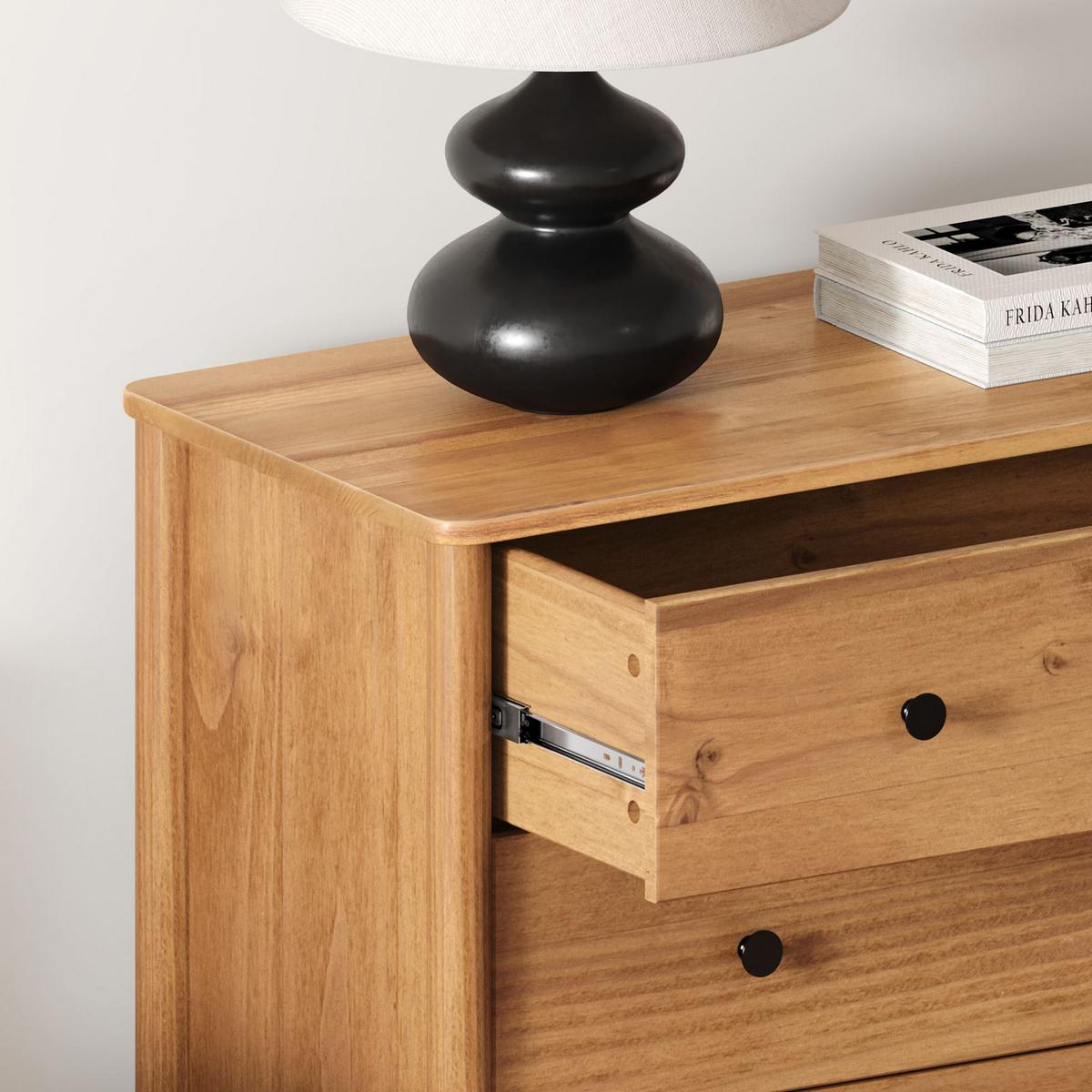 KOMMODE APOANA Eiche - Eichefarben, Holz (90/99/40cm) - IDIMEX