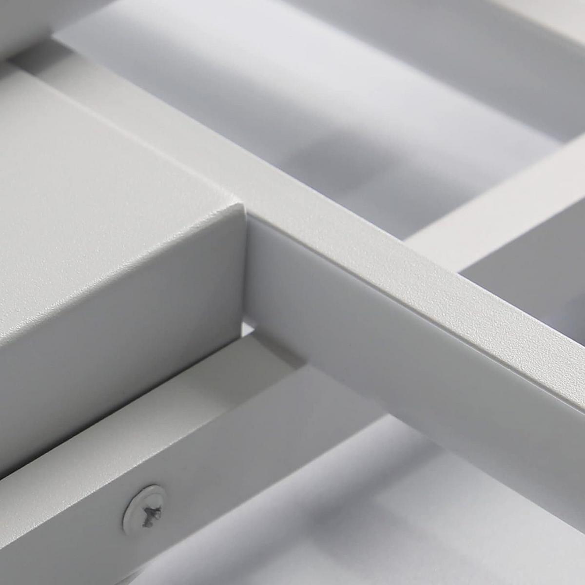 LED-DECKENLEUCHTE Caroline 100/70/8 cm - Weiß, Metall (100/70/8cm) - Nettlife