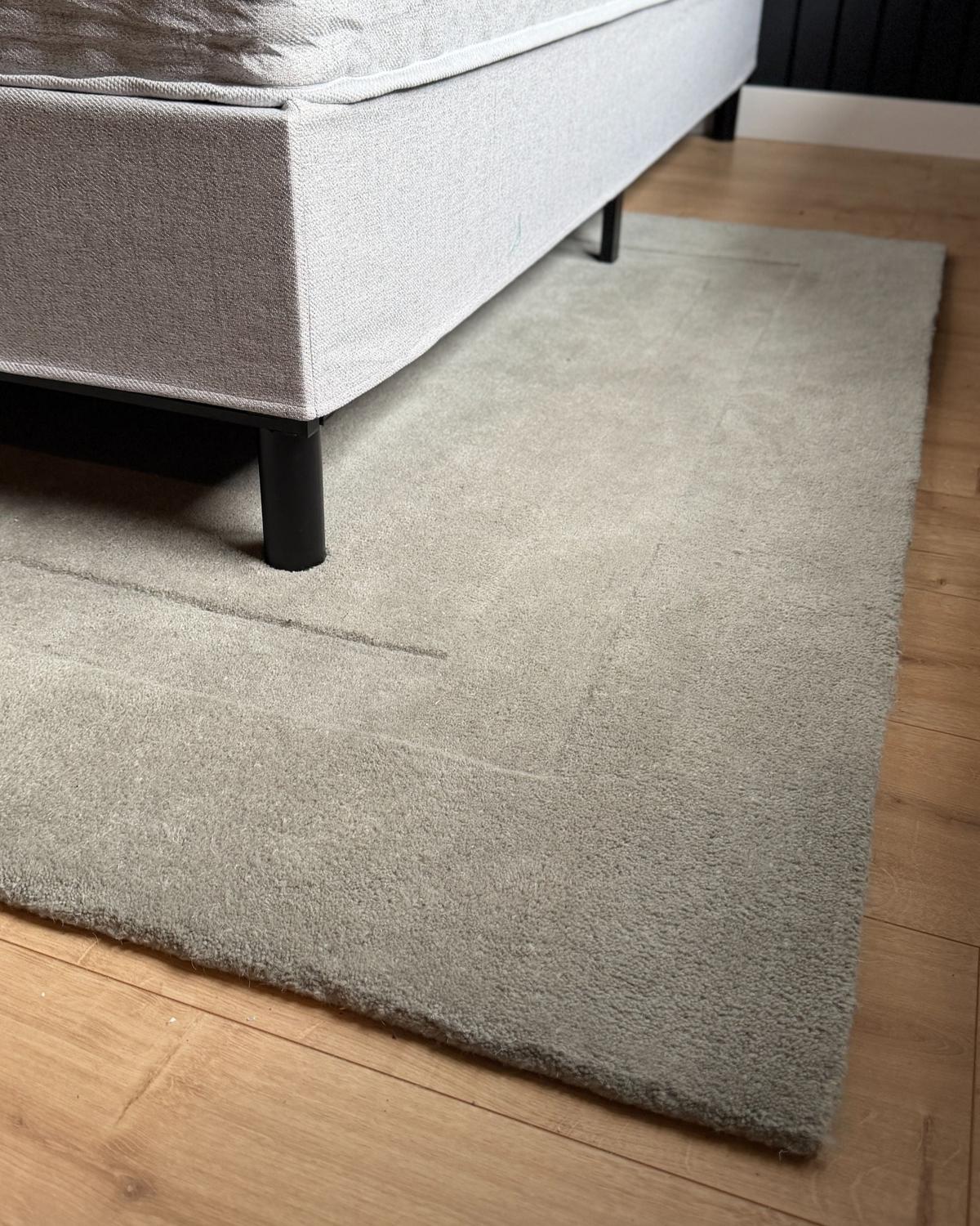 TEPPICH Grau 160/230 cm Wolle Kargil - Grau, Textil (160/230cm) - Beliani