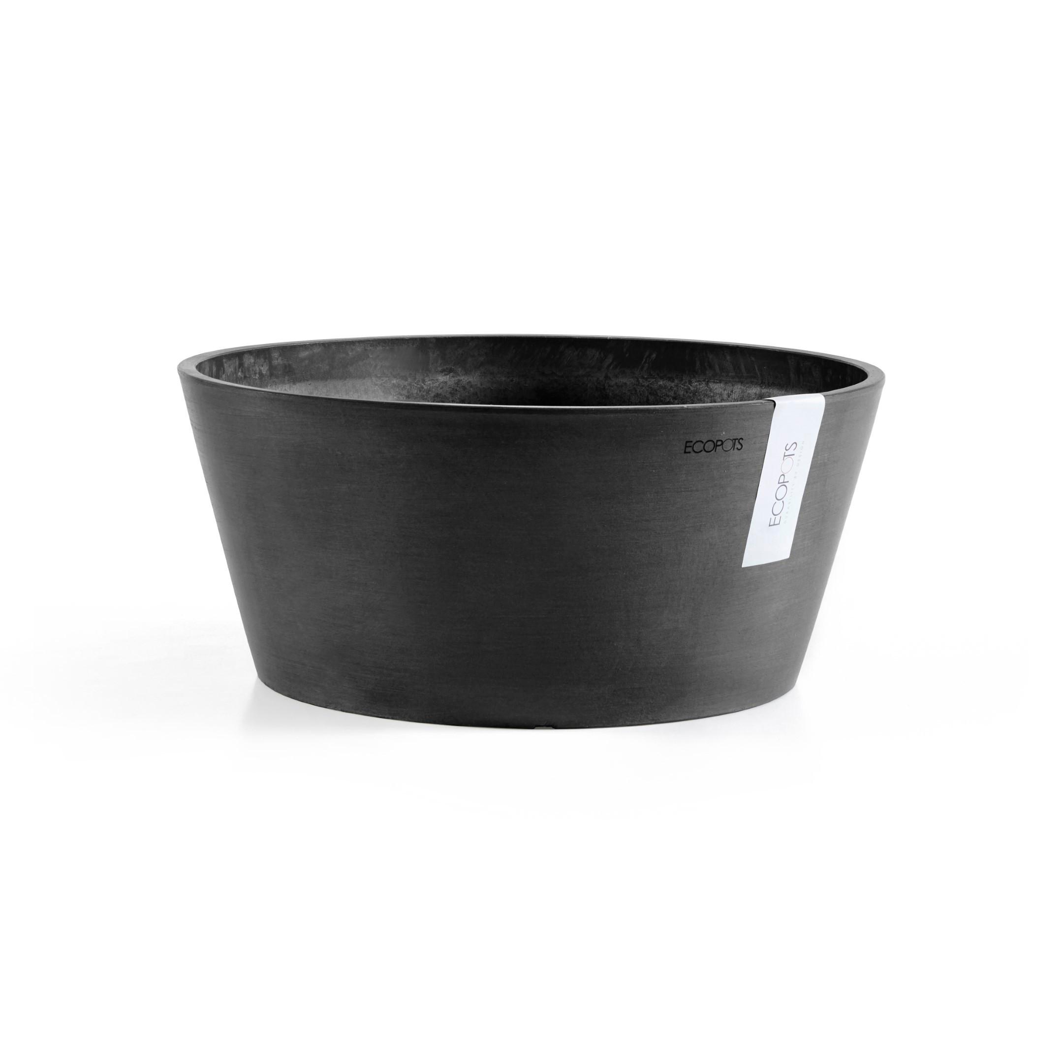 BLUMENTOPF Frankfurt 50/25,7 cm Dunkelgrau - Dunkelgrau, Kunststoff (50/25.7cm) - Ecopots