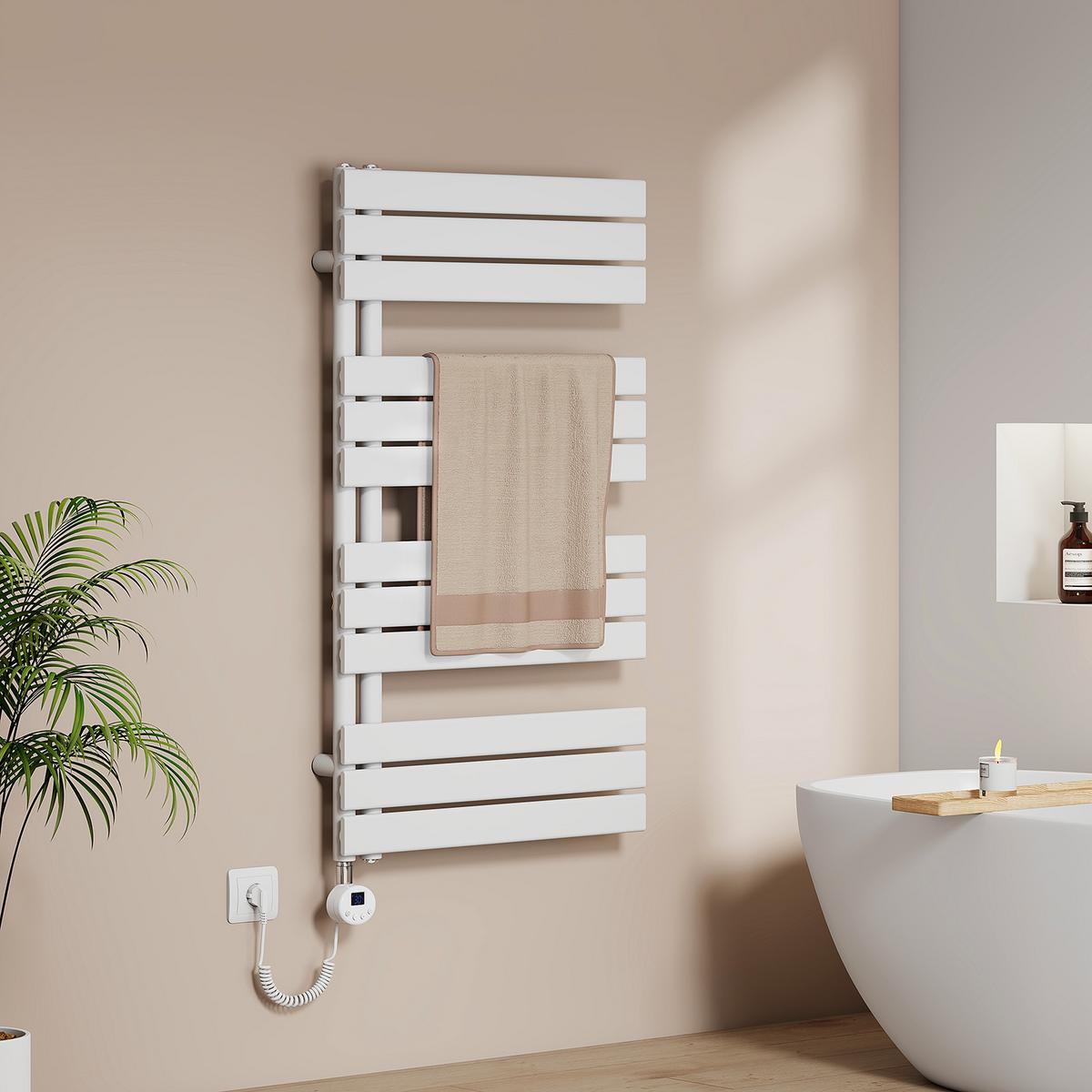 HEIZKÖRPER Elektrisch WLAN Thermostat Weiß 104/60 cm - Weiß, Metall (60/104.1/5.9cm) - EMKE