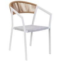 STUHL, weiß, 57x62x78cm - Weiß, Metall (57/78/62cm) - Wanderlust